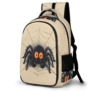 WECECE Spider Pattern Daypack Fashion Backpack Kids Age 7-11 Cute Little Animal Bookbag Students Secondary School Rucksack for Students 15.6 Inch Laptop Backpack Daily Use