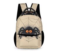 WECECE Spider Pattern Rucksack Boys Girls Age 6 Primary Kids Cute Little Animal Backpack Year 1 Students Modern School Bag 43x32x15cm for Travel Daily Use Books Notebooks