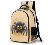 WECECE Spider Print School Bag Children 12 Year Olds Cute Little Animal School Backpack Teens Year 3 Fashion Backpack Book Bag for Teens 13.3 Inch Laptop Rucksack Hiking