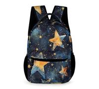 WECECE Stars Book Bag Girls Ages 6-10 Years Primary Kids Five-Pointed Star School Bag Year 1-5 Boys Practical Backpack Daypack 43x32x15cm for Autumn Trip Outdoor Books Notebooks