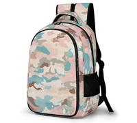 WECECE Students Camo School Backpack Year 7-10 Boys Camouflage Rucksack Ages 8-12 and 14 Year Olds Girls Rucksack, Modern Stylish for School Trips and Outdoor
