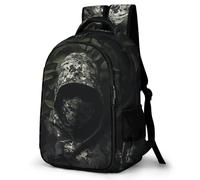 WECECE Students Camouflage Backpack Ages 9-13 Boys Camo Rucksack Girls 13.3 Inch Laptop Rucksack, Lightweight and Durable for School Years 5-9 and Back to School Gift and Daily Use