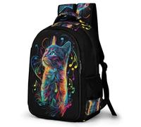 WECECE Students Cat Print Bookbag Primary Years, Boys Animal Kitten Motif School Backpack Age 7-11 and 13 Year Olds, Girls Bookbag, Stylish Durable for School Trips and Outdoor