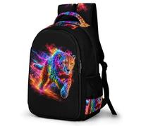 WECECE Students Cheetah Rucksack Secondary Years Boys Girls Animal Cheetah Bookbag Ages 10-15 16.5 Inch Laptop Backpack Cool Durable for Travel Hiking and Day Trips