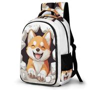 WECECE Students Cute Dog School Bag Ages 7-12 Girls Daypack Boys 3D Puppy Pattern Rucksack for Junior School, Stylish and Durable for Daily Use Travel and Hiking