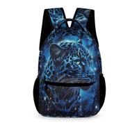 WECECE Students for Boys Leopard Pattern School Bag 8-12 Years Cheetah Animal Backpack for Girls Year 6 Lightweight Rucksack Books Bottle Umbrella Outdoor Day Trips