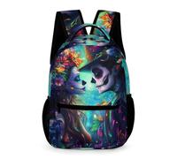 WECECE Students for Boys Skeleton Rucksack 10-13 Years Skull Theme School Backpack for Girls Primary School Year 4 Durable Daily Bookbag Books Water Bottle Spring Outing Travel