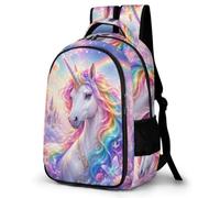 WECECE Students Horse Back pack Primary to Secondary Boys Animal Horse Bookbag 7-11 Years with Age 13, Girls Daypack Stylish and Durable for Travel Hiking and Day Trips
