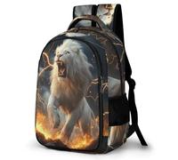 WECECE Students Lion Back pack Junior School Boys Animal Back pack Ages 8-12 and 14 Year Olds Girls Backpack, Fashion Backpack for School Travel and Outdoor
