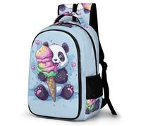WECECE Students Panda Design Daypack Ages 9-13 Girls Refrigerator Door Daypack Boys Animal Print Backpack for Secondary School Stylish and Durable for Spring Trip and Autumn Outing