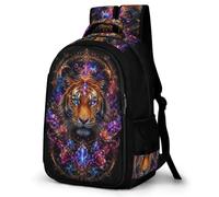 WECECE Students Tiger Bookbag School Years 4-8 Boys Girls Animal Tiger Back pack Ages 9-15, 16.5 Inch Laptop School Bag Stylish Durable for Travel Hiking and Day Trips