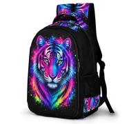 WECECE Tiger Backpack for Boys Girls Age 9-15 Kids Animal Tiger Daypack 16.5 Inch Lightweight and Durable Rucksack for Primary to Secondary Travel Hiking and Day Trips