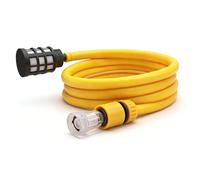 Weciau 3M Suction Hose Pine with Quick Connectors and Filter, Water Inlet Hose for Pressure Washer Karcher K2-K7 Series & Bosch AQT Series High Pressure Car Washing