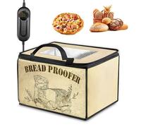Weciau Bread Dough Proofing Box with Heater, 36L Electric Bread Proofer with NTC Sensor Temperature and Timer Control, Bread Proofer Kit for Making Sourdough, Pizza, Yogurt, Handmade Soap