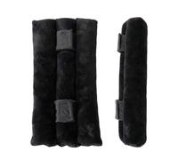 Weciau Mastectomy Pillow, Hysterectomy Pillow, Soft Seat Belt Pillow for Mastectomy Post-Surgery, Heart Surgery Recovery Support Cushion Pad for Chest Chemo Port Pacemaker Bypass, Women Gifts (Black)