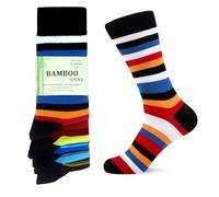 WeciBor Men's Bamboo Seamless Socks 6/12 Pack | RCS Bamboo Visose, Anti-Odour, Reinforced Toe & Heel, Multipack, Business Casual Outfit