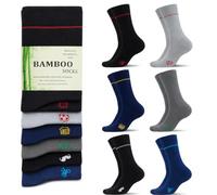 WeciBor Men's Bamboo Seamless Socks 6/12 Pack | RCS Bamboo Visose, Anti-Odour, Reinforced Toe & Heel, Multipack, Business Casual Outfit