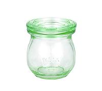 Weck 49854 Mini Glass Jar Set 75 ml 12 x Preserving Rings 89 x 52 mm 24 x Clips 2 Boxes Lids 40 mm