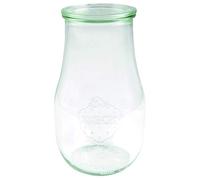 Weck 739 Tulip Glass 2700 ml (High Quality Preserving, Disposable Glass with Glass Lid, for Preserving, Heat Resistant, Microwave-Safe, Oven-Safe, Round Edge Glass)