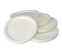 Weck Large JAR 5 Pack Keep Fresh Plastic LIDS, 5 Pack (Large = 4", 100mm Opening) Fits Models 738, 739, 740, 741, 742, 743, 744, 745, 776, 748, 974
