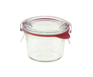 Weck Round Rim Mini Mould Jar, 80 ml (Pack of 12)