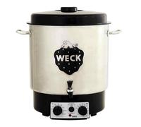 Weck Stainless Steel 18/10 Preserving Canner With Tap 1800 W, Insert Rack