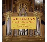 WECKMANN:COMPLETE ORGAN MUSIC - VENTURINI,MATTEO 3 CD NEW WECKMANN,MATTHIAS/