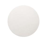 Wecon Home Basics Freja Plain Rug, Short Pile Woven, Easy Care and Robust, Oeko-Tex® Standard 100, 120 cm Round cm, Cream White, for Living Room and Bedroom Area