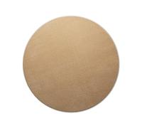 Wecon Home Basics Freja Plain Rug, Short Pile Woven, Easy to Clean and Robust, Oeko-Tex® Standard 100, 160 Round cm, Sand Beige, for Living Room and Bedroom Area