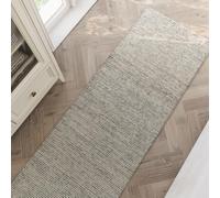 WECONhome HAMPTONS THIRTYTWO Rug Collection - Hand-tufted short pile rug, modern & timeless, easy-care & durable, for living room, bedroom & office (80 x 230 cm, blue)
