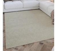 WECONhome HAMPTONS THIRTYTWO Rug Collection - Hand-tufted short pile rug, modern & timeless, easy-care & durable, for living room, bedroom & office (70 x 140 cm, cream white)