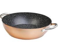 Wecook 10832 Frying Pan, Forged Aluminium, Black/Copper, 32 cm