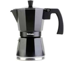 WECOOK Luccia Italian coffee maker Induction several cups 9 Cups Black