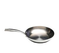 WECOOK! PRO Stainless Steel Frying Pan 18/10 - 20 cm - Induction Ready - Triple Layer Base - Riveted Ergonomic Handle - Oven Safe 200°C - Dishwasher Safe - Professional Quality