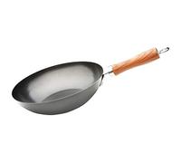 wecook Wok 2 Layers, Cast Iron, Black, 28 cm