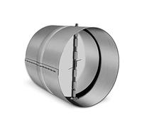 WeCooper Connector with backdraught Shutter 150mm, Non Return 6-Inch Damper Flap to Connect Duct Pipe or Flexible Hose Pipe