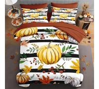 WeCozy Queen Fall Comforter Set with Sheets, 7 Pieces Halloween Bedding