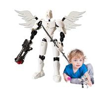 Wectirc Action Figures | Joint Movable Full-Body Mechanical Moving Toys,Multi-Joint Movable Robot Doll Collectible Model for Collection, Decoration