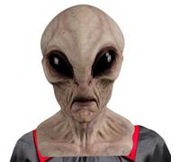Wectirc Alien Face Masque Realistic Scary Cosplay Headgear
