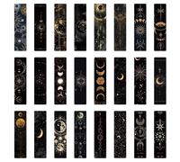 Wectirc Bookmark for Men - Tarot Page Holders Set of 24 | Paper Book Marks Supplies Assorted Decoration for School Students Teachers Friends