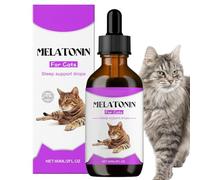 Wectirc Cat Sedative | 60ml Cat Sedative Drops Sleep Relieving Aid,Anti-Aggression Sleep Support Supplement for Bathing Meowing Sleeping Daily Night Thunderstorm Travel Indoor