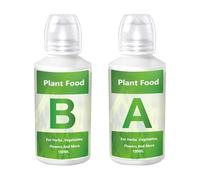 Wectirc Hydroponic Nutrient Solution | A and B Hydroponic Nutrients | A & B Plant Food for Hydroponics Growing System and Potted Houseplants, Plant Fertilizer