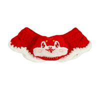 Wectirc Knitted Dog Necklace Collar, Year Of The Snake 2025 Pet Cat Knitting Bandana Collar, Pet Supplies Warm Basic Dog Collars for Small And Medium Large Pets Dogs Cat