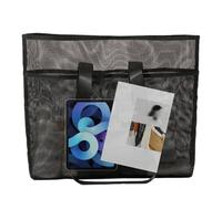 Wectirc Mesh Beach Tote - Swimsuit Storage Pouch,Swimming Pool Bag,for Beachgoers Visitors Travel Gym Swim Class Yacht Dorm Picnic Summer Vacation Boat Trip Water Park Camping