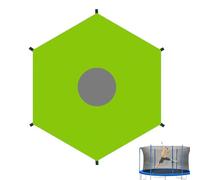 Wectirc Trampoline Canopy - Trampoline Top Shade Cover,Protective Oxford Cloth Tarp Rainproof Waterproof Sunshade for Picnics Jumping Community Activities Waterparks Birthday