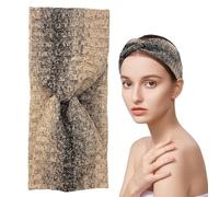 Wectirc Women Fashion Headbands - Fashion Knotted Headbands Wide Twist Hair Bands | Soft Women Headband Tie Dye Non Slip Hair Accessories for Running & Yoga