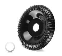 WEDAMOO Wood Grinding Wheel, Angle Grinder Wood Carving Disc 125 mm, Angle Grinder Attachments with Saw Reducing Ring, Grinder Shaping disc for Sanding, Cutting, Sculpting, Shaping, Polishing