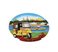 Wedare Magnet Thailand 3D Oval Refrigerator Magnet Souvenir Resin Collection,Thailand Fridge Magnet Gift Magnetic Sticker Home Kitchen Decoration