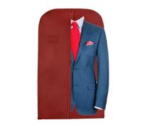 Wedcova Suit Covers for Men | Hanging Garment Bags | Travel Blazer & Jacket Bag | Clothes Storage Cover with Zipper | Suits Carrier Moth Proof Protector | 60 x 100cm (24'' x 40'') | Pack of 1 | Maroon