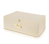 Wedcova UK Wedding Dress Storage Box | Grey Bridal Gowns & Dresses Underbed Storage Boxes | Under Bed Clothes Box with 10 Acid Free Tissue Papers | Space Organiser Box | Medium